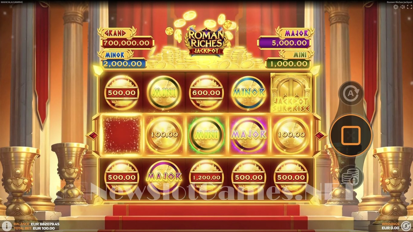 Roman Riches Jackpot Slot Demo Image