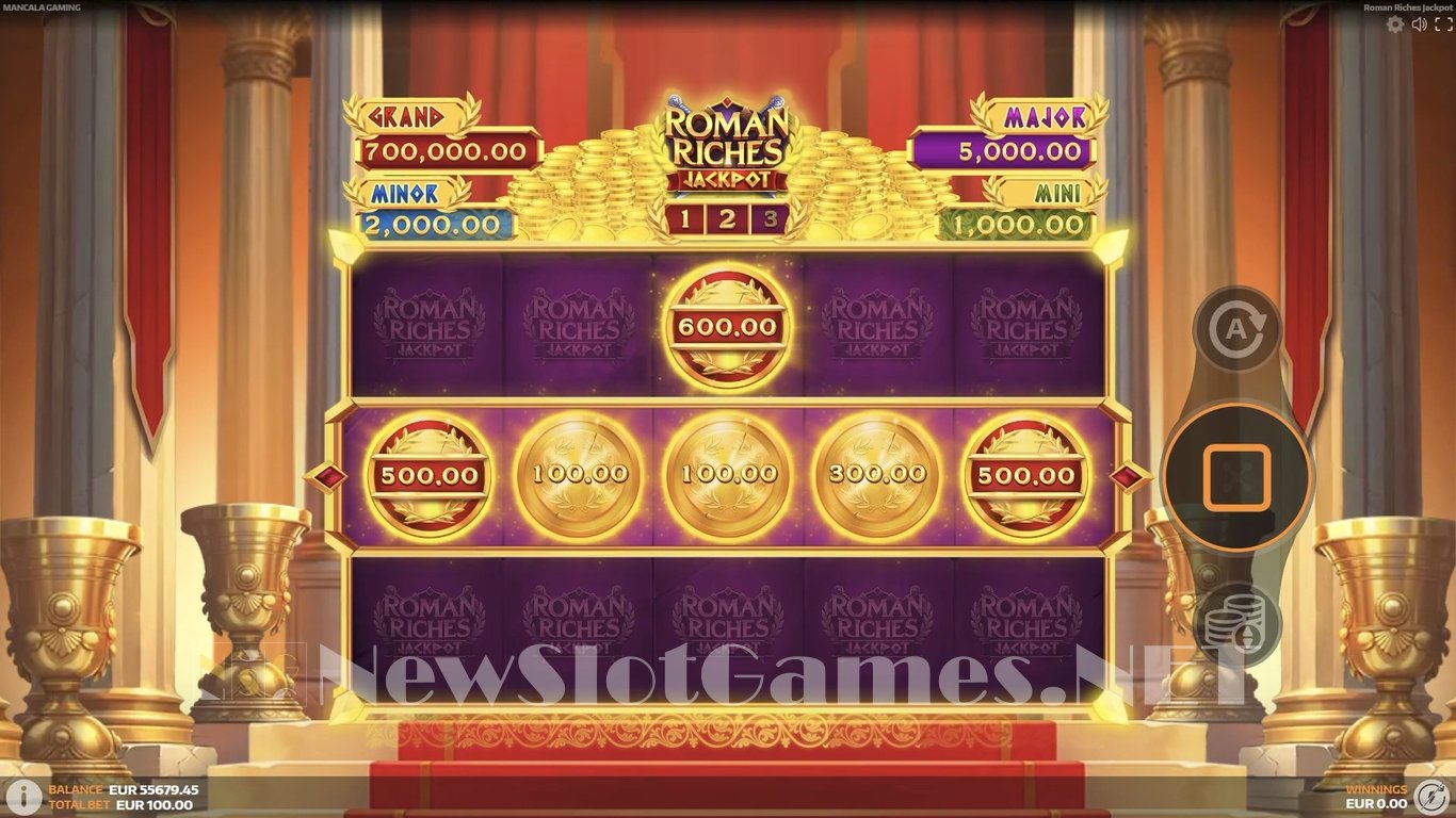 Roman Riches Jackpot Slot Slot Image in Demo - pic. 2
