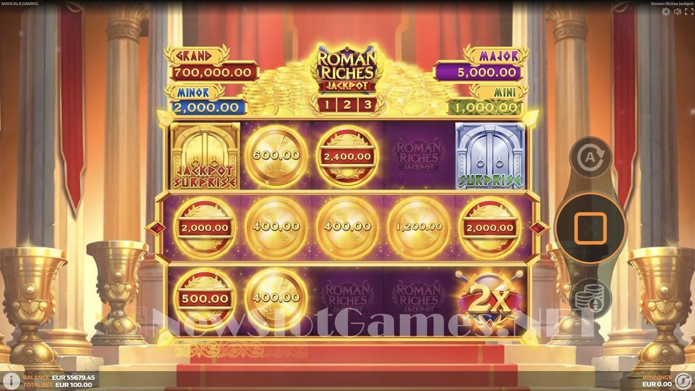 Roman Riches Jackpot Slot Slot Image in Demo - pic. 3