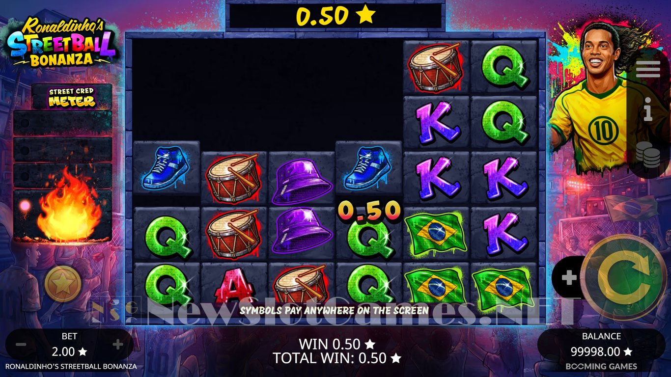 Ronaldinhos Streetball Bonanza Slot Demo Image