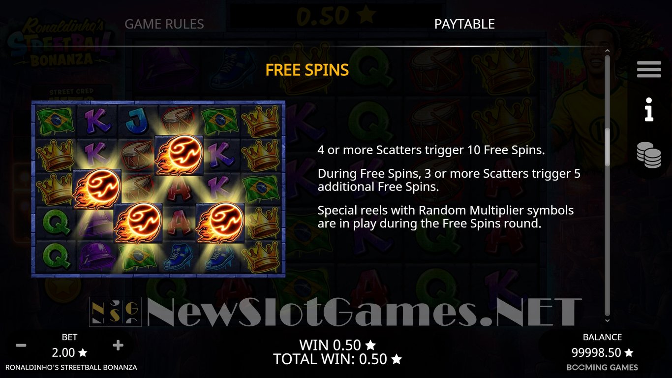 Ronaldinhos Streetball Bonanza Slot Slot Image in Demo - pic. 7