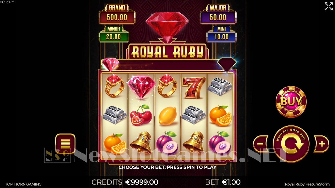 Royal Ruby FeatureStorm Slot Demo Image