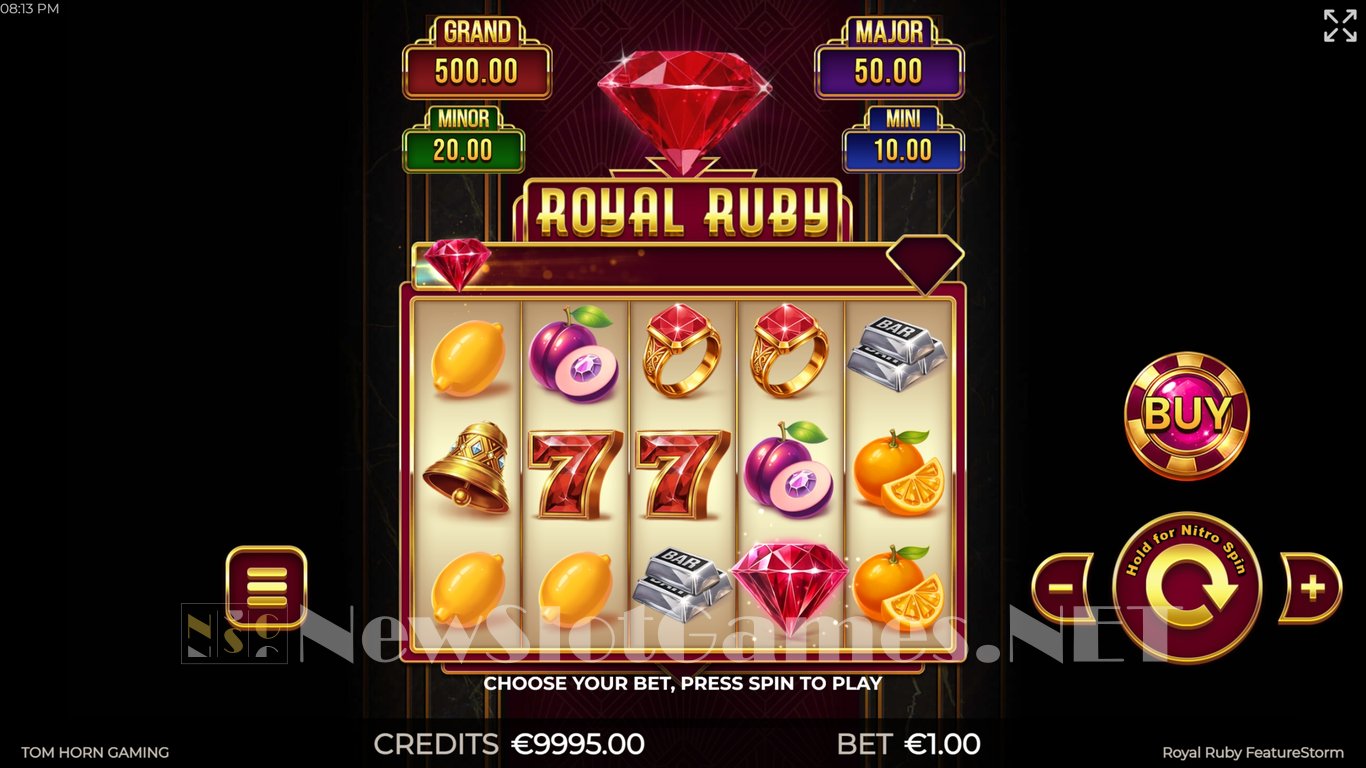 Royal Ruby FeatureStorm Slot Slot Image in Demo - pic. 3