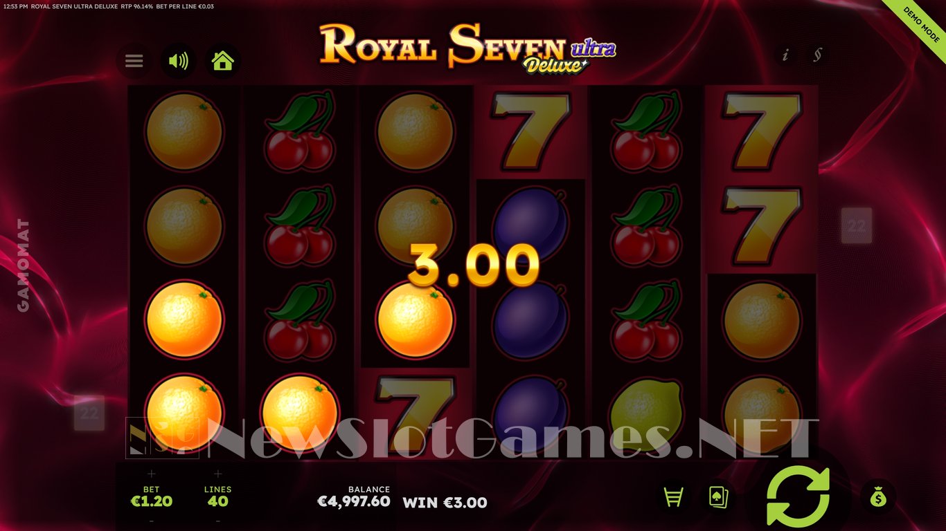 Royal Seven Ultra Deluxe Slot Slot Image in Demo - pic. 2