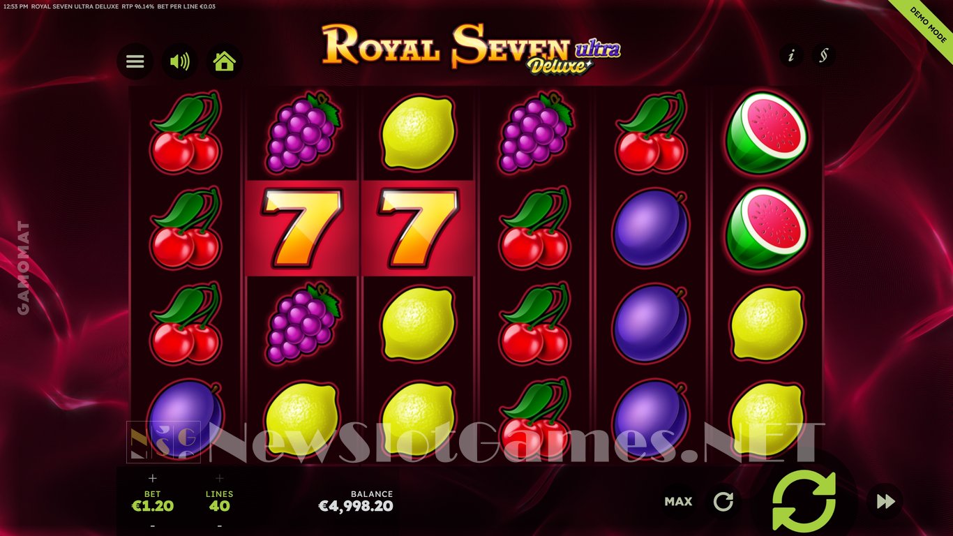 Royal Seven Ultra Deluxe Slot Slot Image in Demo - pic. 3