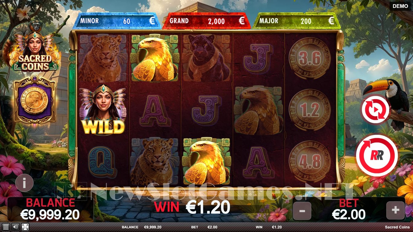Sacred Coins Slot Demo Image