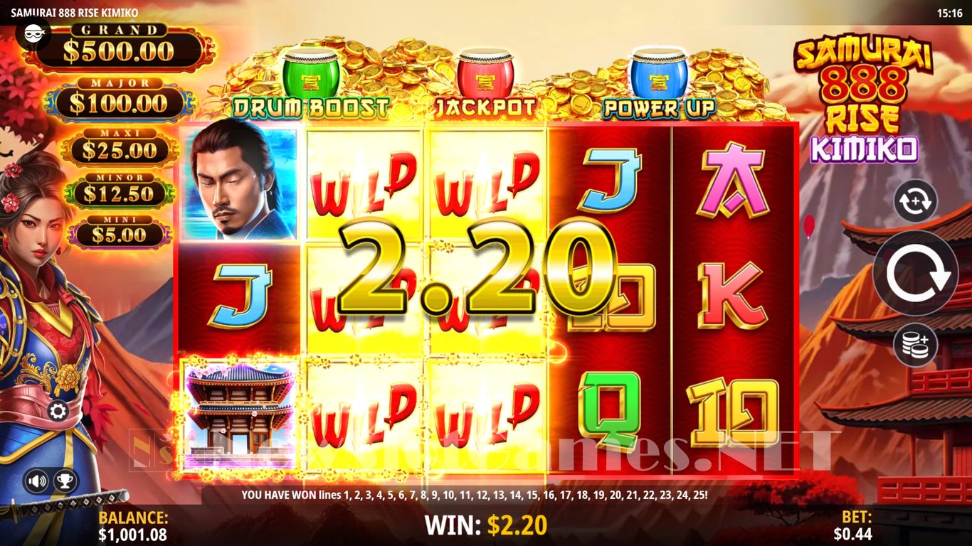 Samurai 888 Rise Kimiko Slot Slot Image in Demo - pic. 3