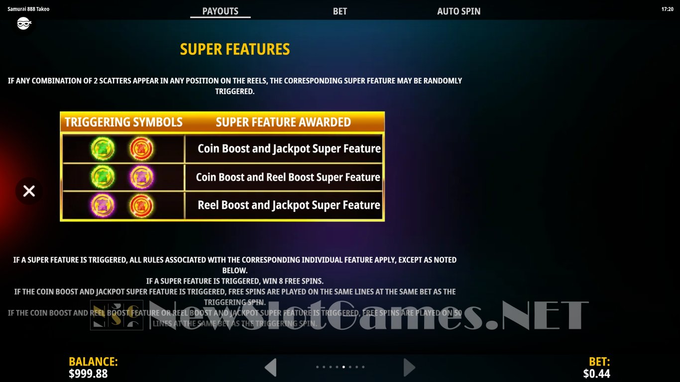 Samurai 888 Takeo Slot Slot Image in Demo - pic. 10