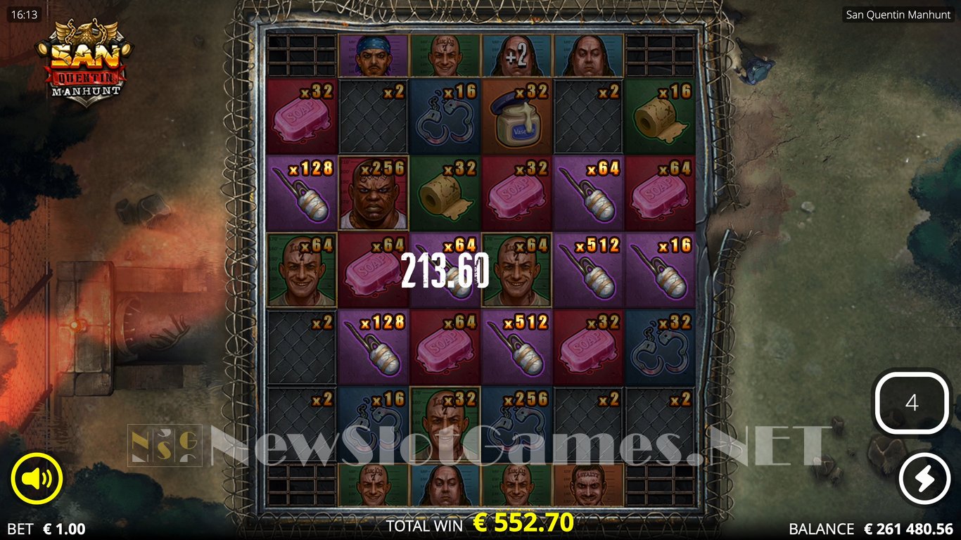 San Quentin Manhunt Slot Demo Image