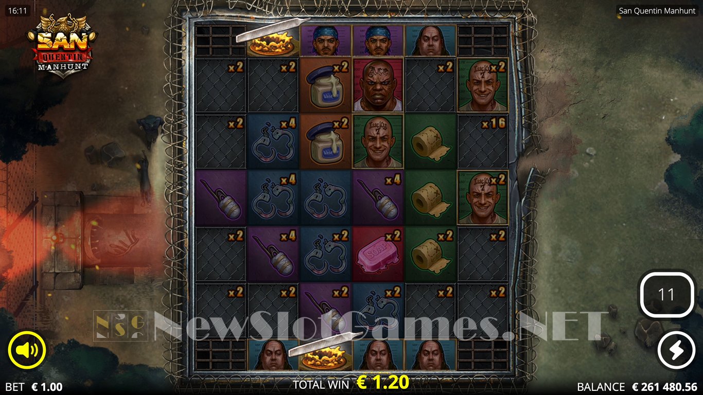 San Quentin Manhunt Slot Slot Image in Demo - pic. 2