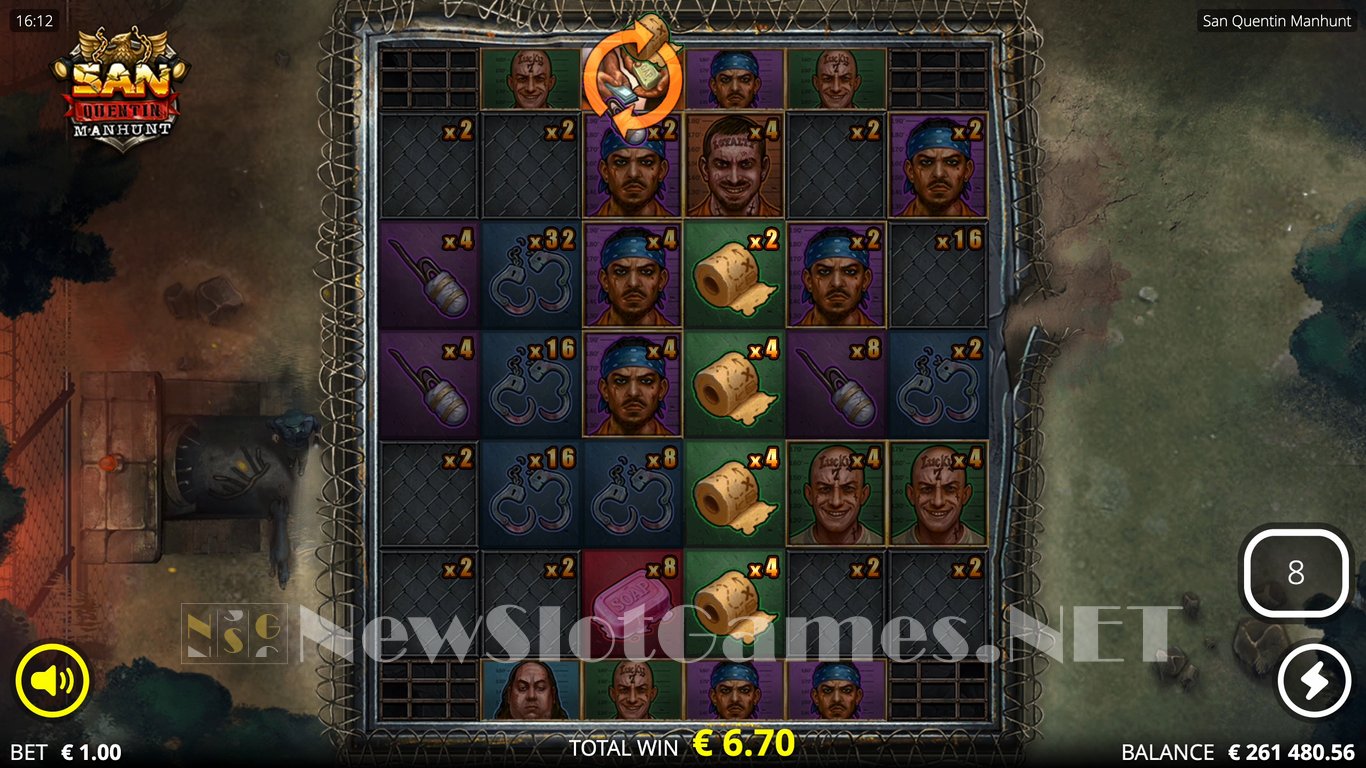 San Quentin Manhunt Slot Slot Image in Demo - pic. 3