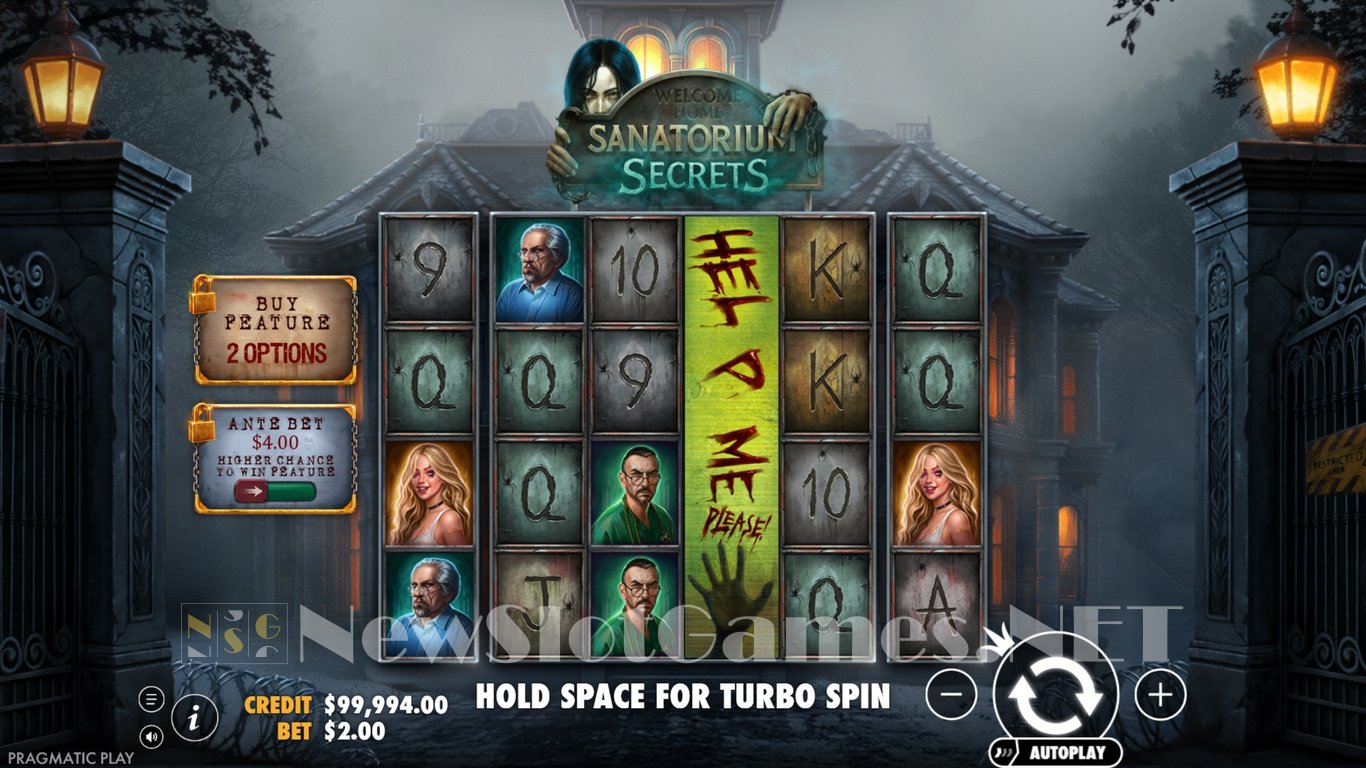 Sanatorium Secrets Slot Demo Image