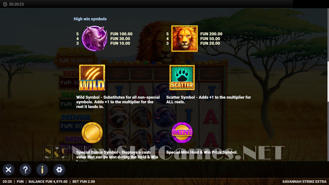 Savannah Strike Extra Slot Slot Image in Demo - pic. 7