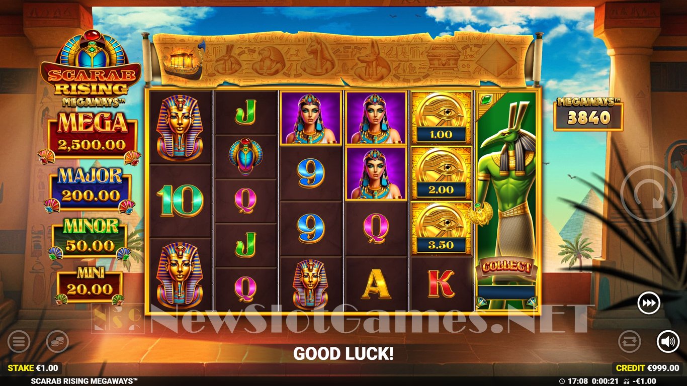 Scarab Rising Megaways Slot Demo Image