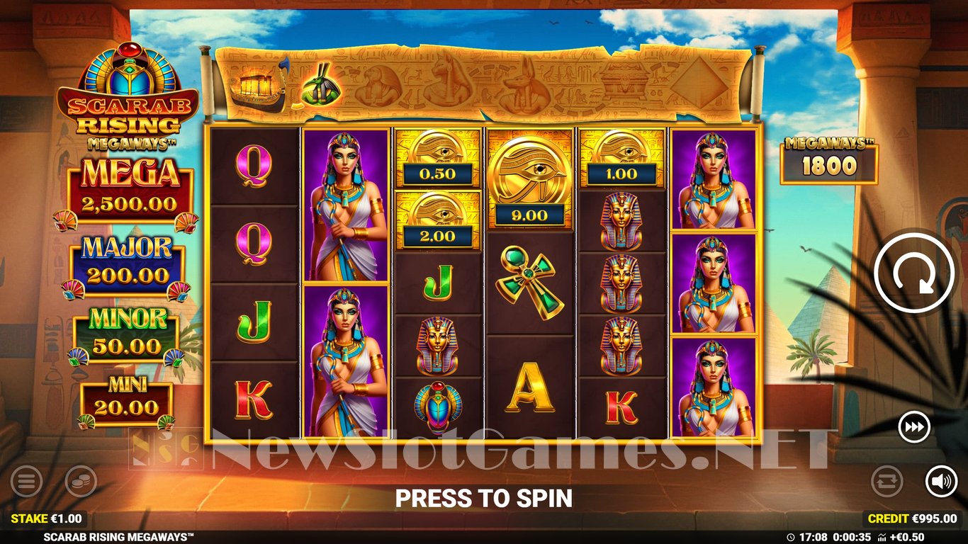 Scarab Rising Megaways Slot Slot Image in Demo - pic. 3