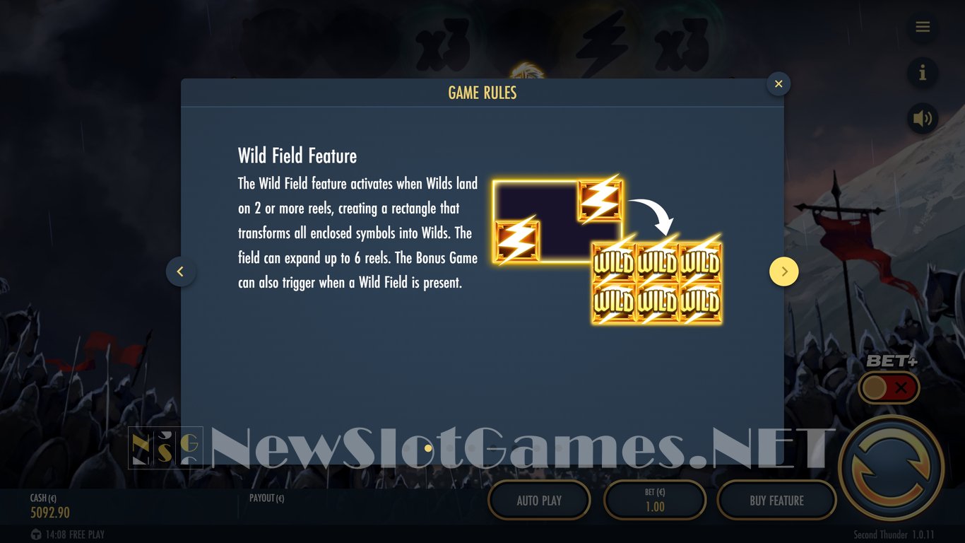 Second Thunder Slot Slot Image in Demo - pic. 6