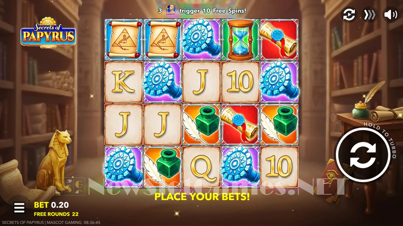 Secrets of Papyrus Slot Slot Image in Demo - pic. 2