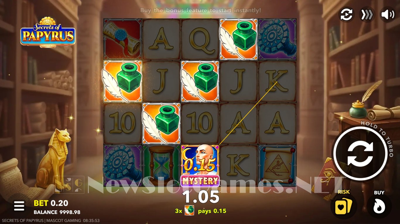 Secrets of Papyrus Slot Slot Image in Demo - pic. 3