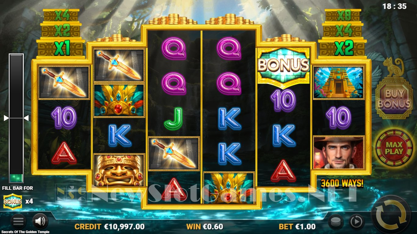 Secrets of the Golden Temple Slot Demo Image