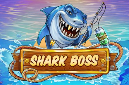 Shark Boss Slot Logo