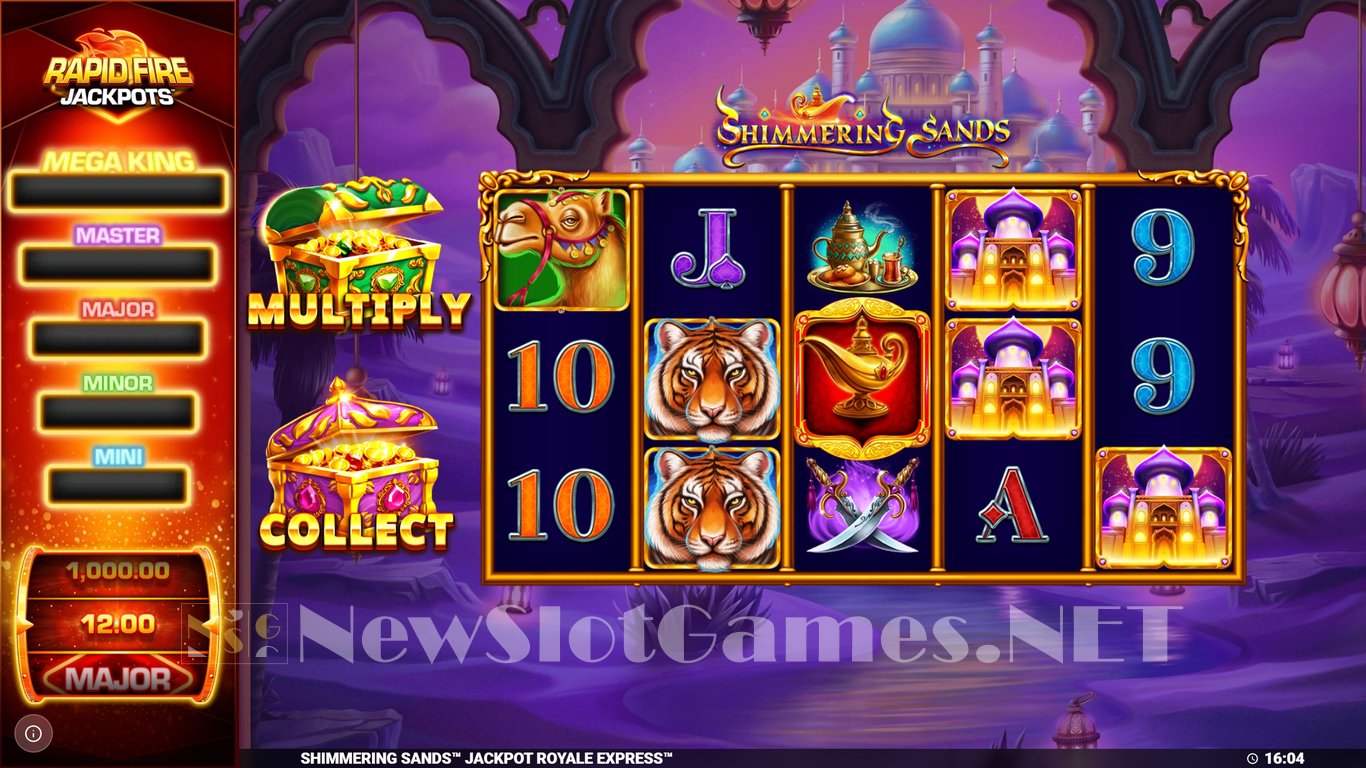 Shimmering Sands Slot Demo Image