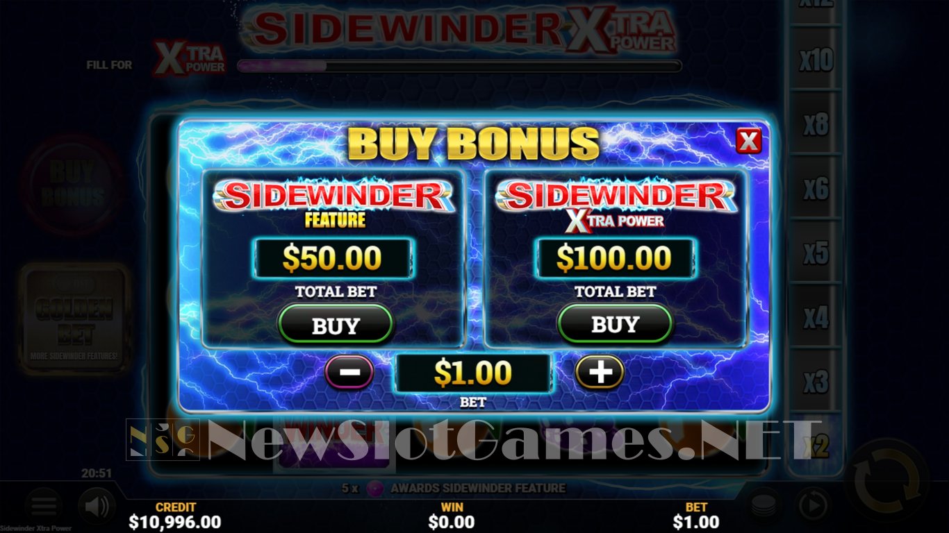 Sidewinder Xtra Power Slot Slot Image in Demo - pic. 5