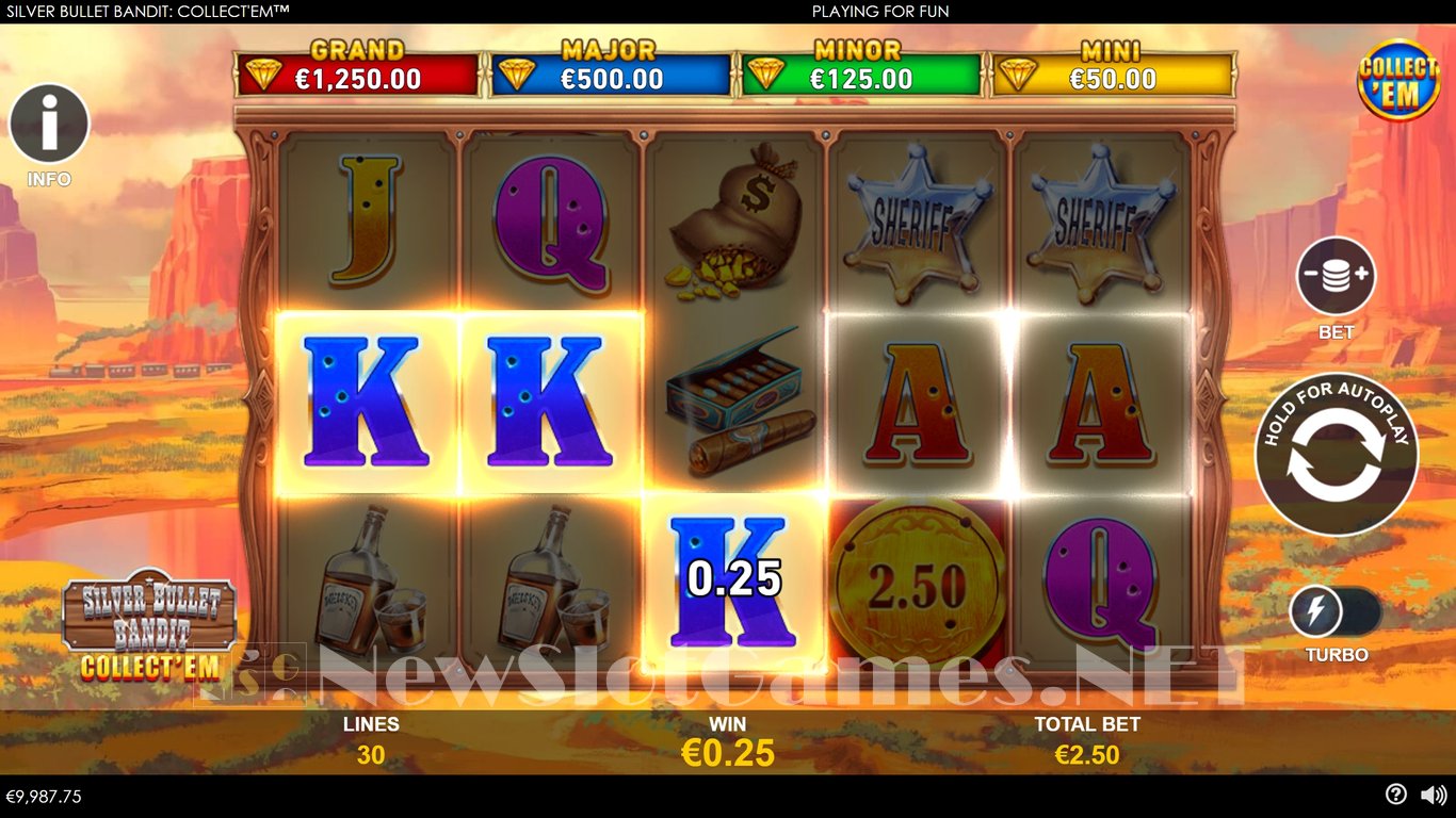 Silver Bullet Bandit Collect Em Slot Slot Image in Demo - pic. 5