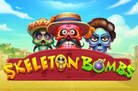Skeleton Bombs Slot Logo