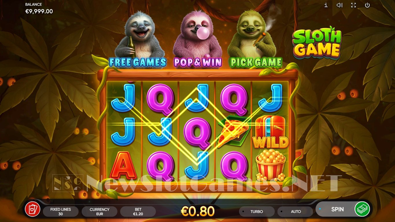 Sloth Game Slot Slot Image in Demo - pic. 2