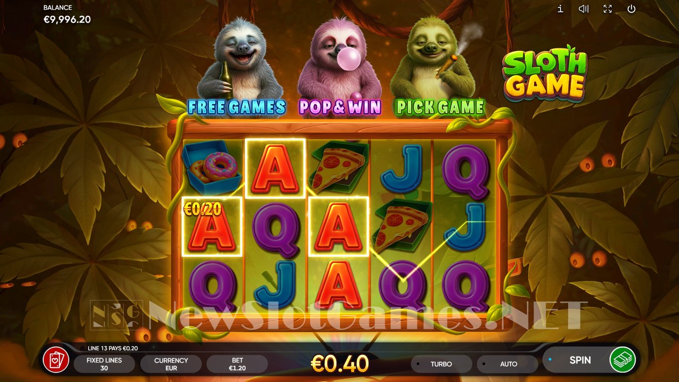 Sloth Game Slot Slot Image in Demo - pic. 5