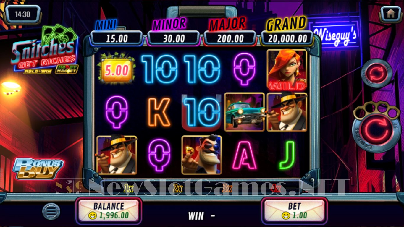 Snitches Get Riches Slot Demo Image