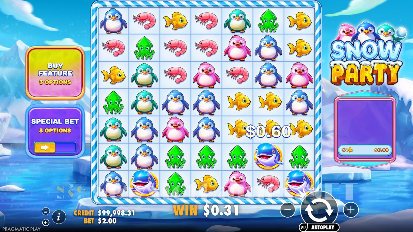 Snow Party Slot Demo Image