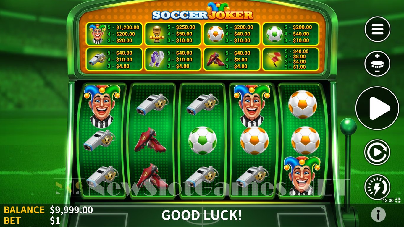 Soccer Joker Slot Demo Image