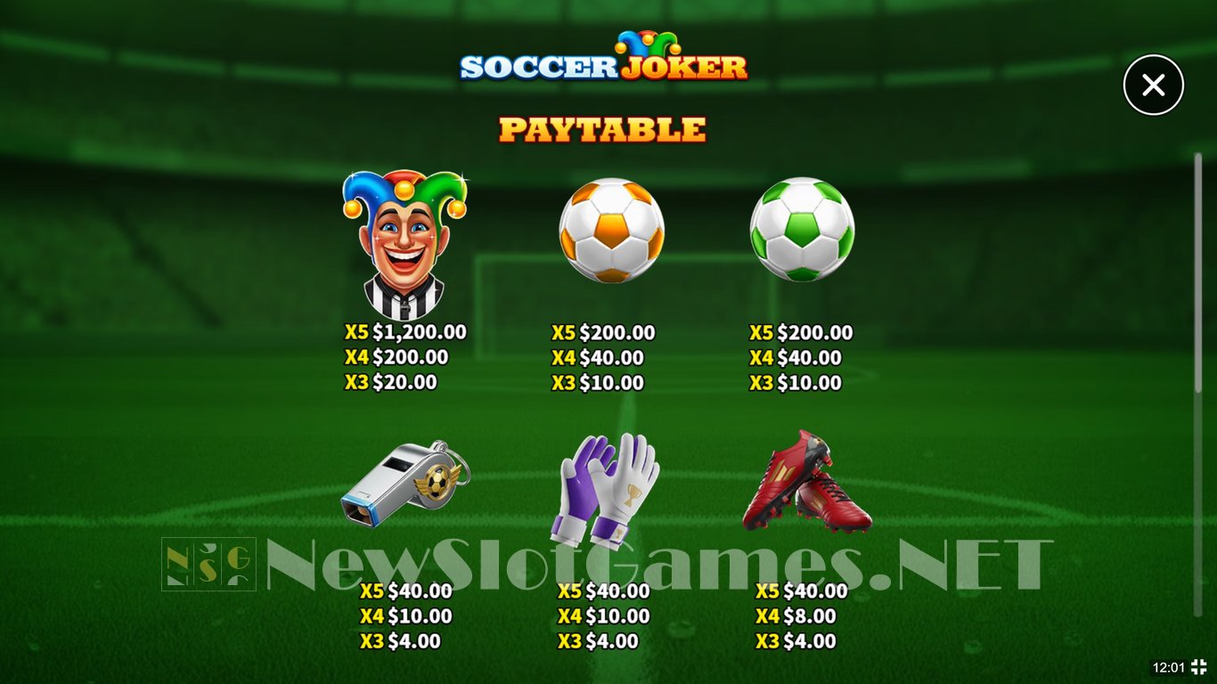 Soccer Joker Slot Slot Image in Demo - pic. 5