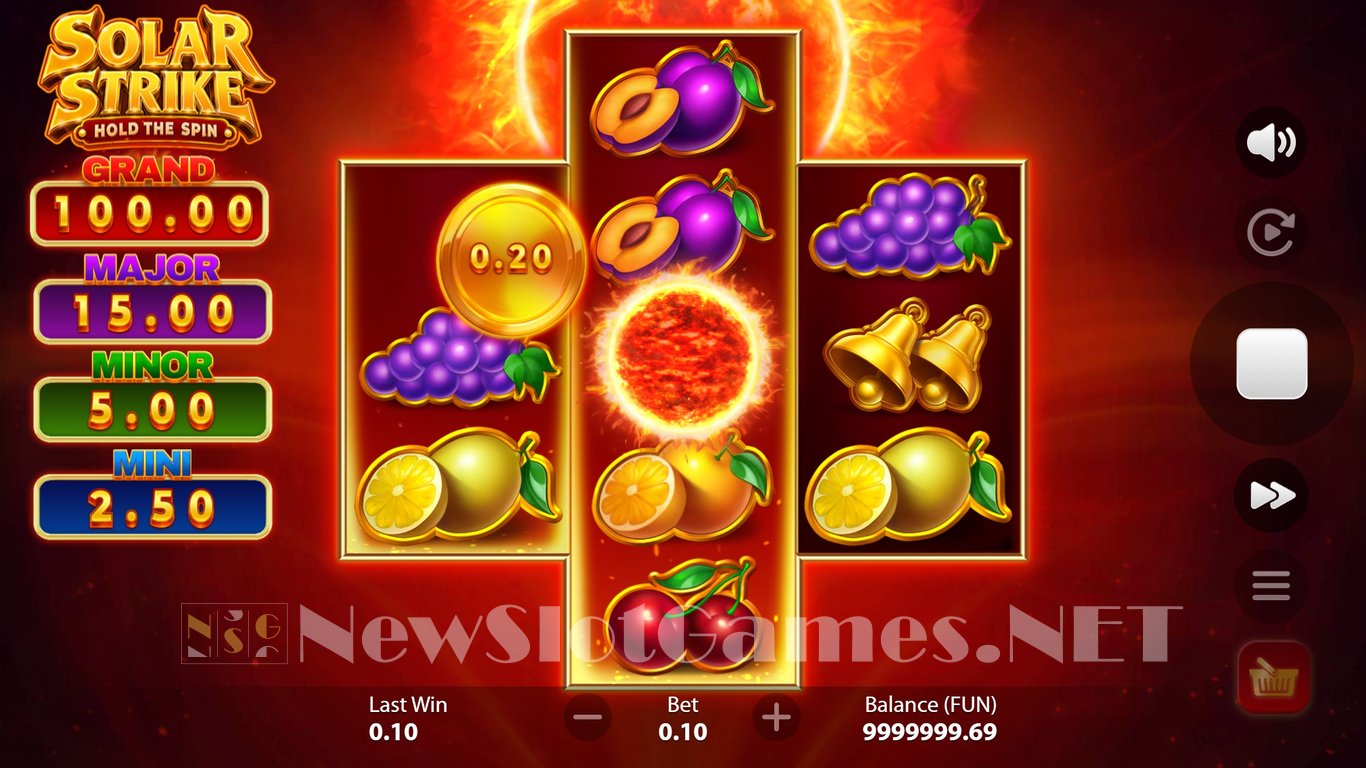 Solar Strike Hold the Spin Slot Slot Image in Demo - pic. 2