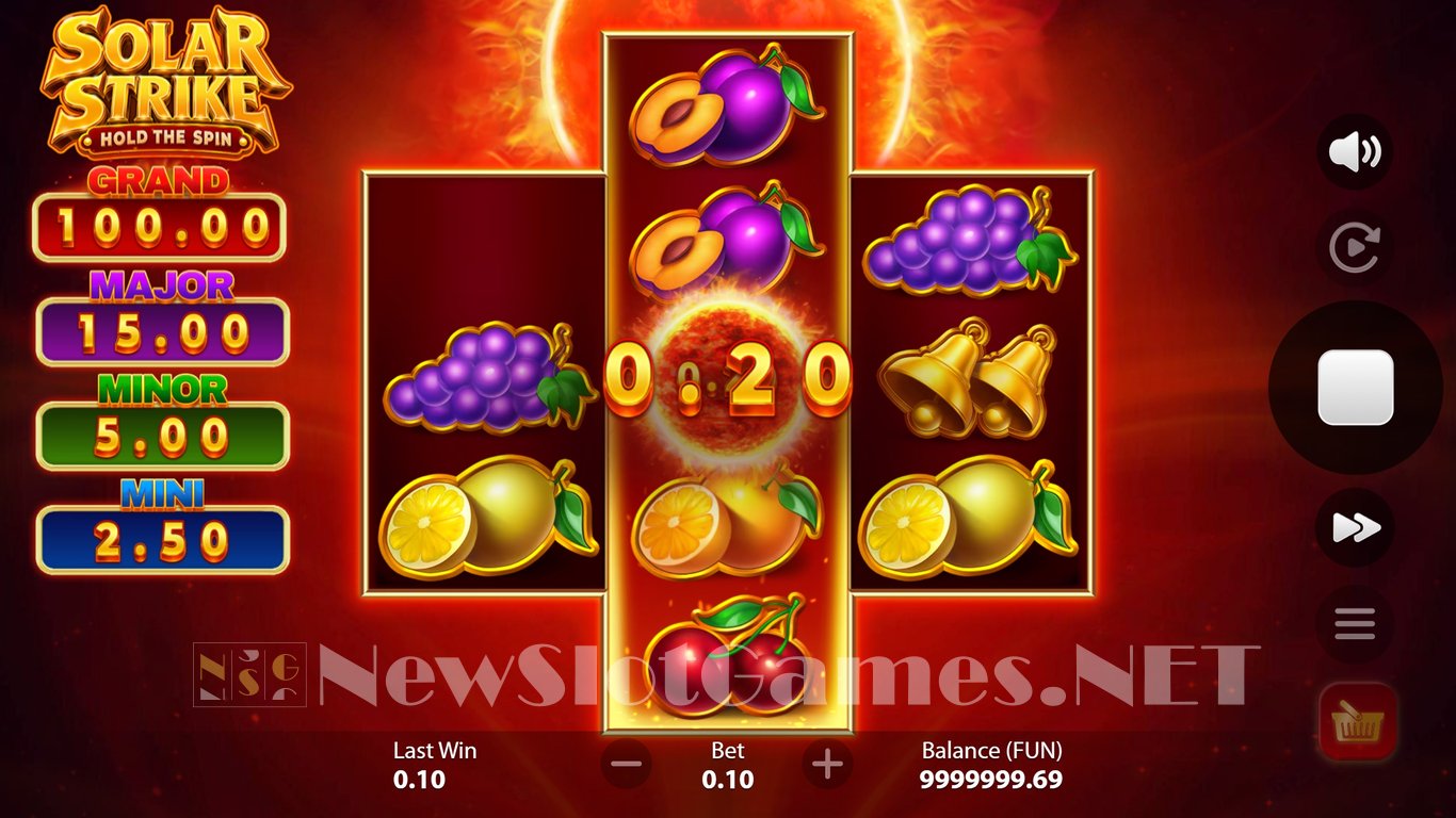 Solar Strike Hold the Spin Slot Slot Image in Demo - pic. 3