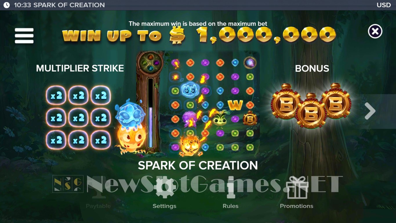Spark of Creation Slot Slot Image in Demo - pic. 5