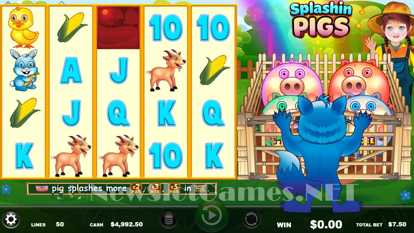 Splashin Pigs Slot Demo Image