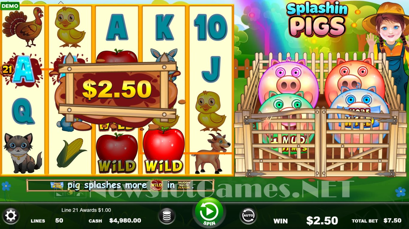 Splashin Pigs Slot Slot Image in Demo - pic. 3
