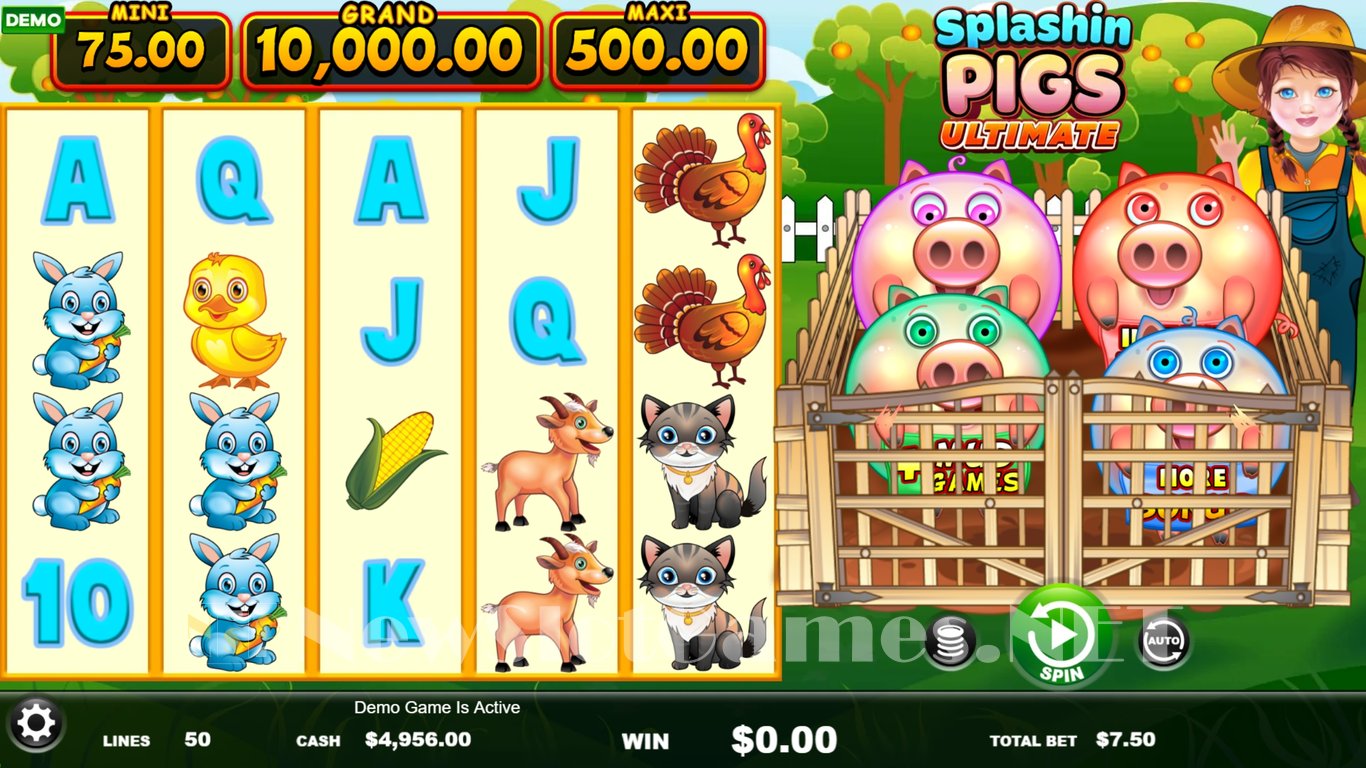 Splashin Pigs Ultimate Slot Slot Image in Demo - pic. 3