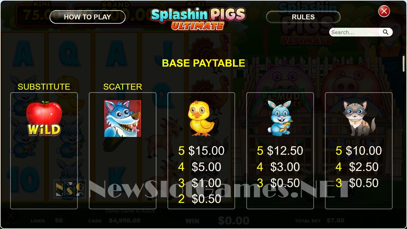 Splashin Pigs Ultimate Slot Slot Image in Demo - pic. 4