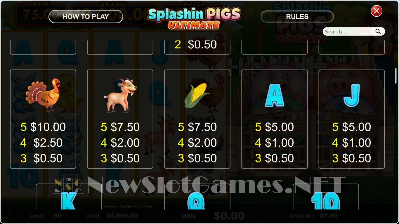 Splashin Pigs Ultimate Slot Slot Image in Demo - pic. 5
