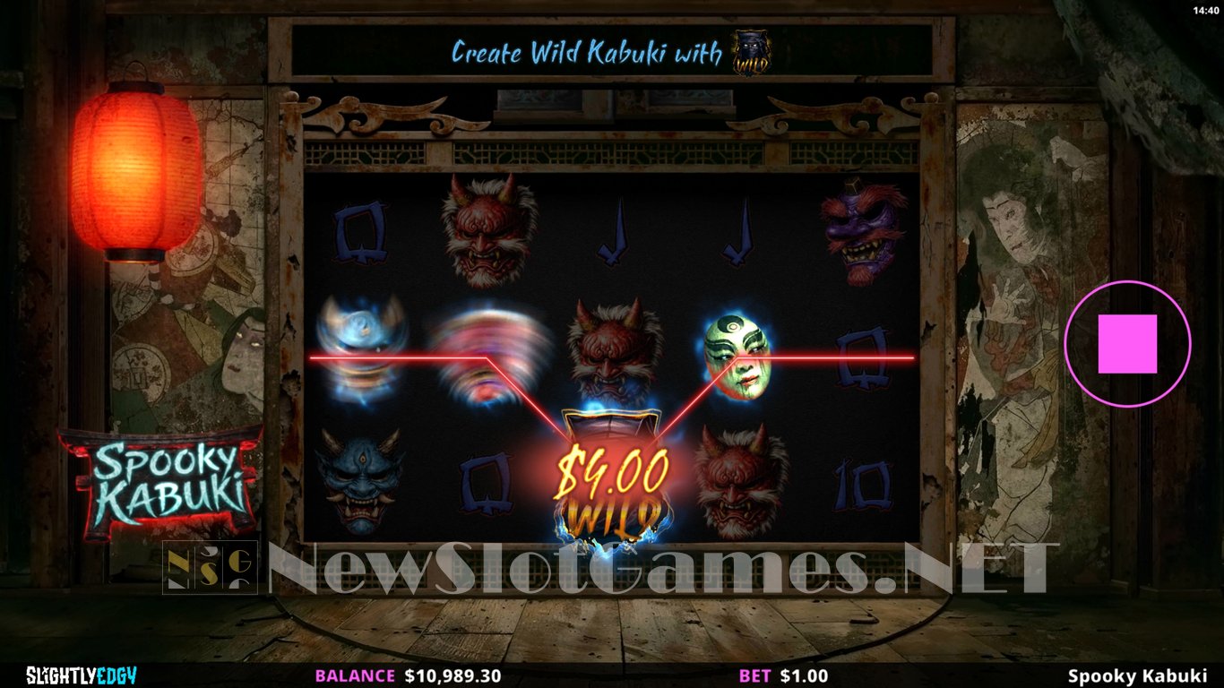 Spooky Kabuki Slot Demo Image