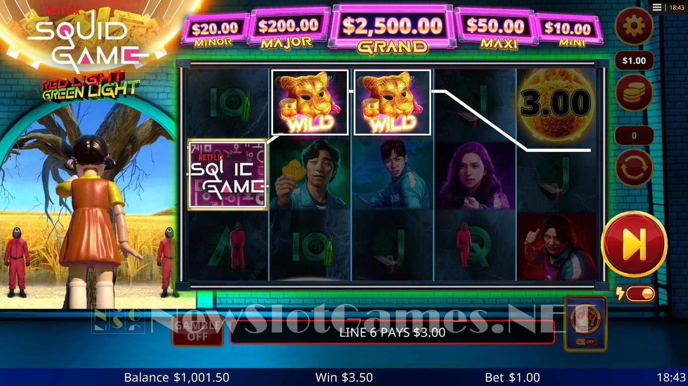 Squid Game Red Light, Green Light Slot Slot Image in Demo - pic. 2