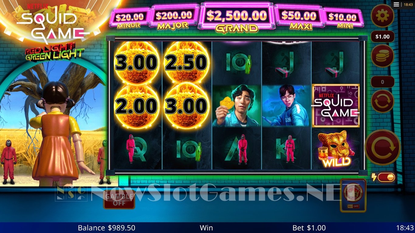 Squid Game Red Light, Green Light Slot Slot Image in Demo - pic. 4