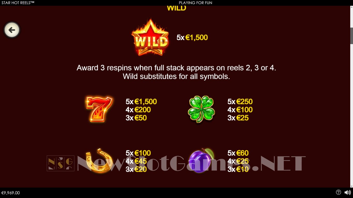 Star Hot Reels Slot Slot Image in Demo - pic. 4