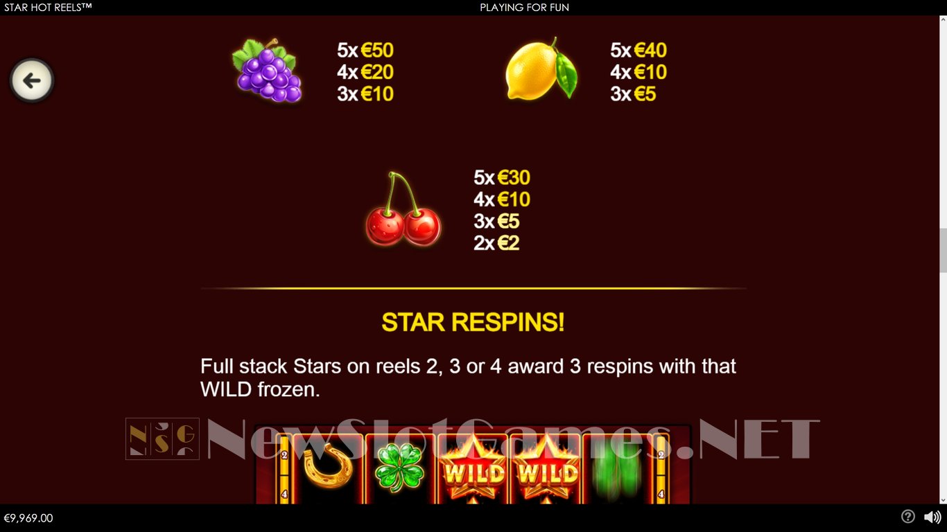Star Hot Reels Slot Slot Image in Demo - pic. 5