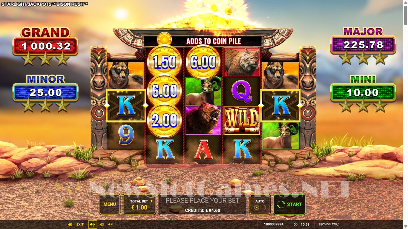 Starlight Jackpots Bison Rush Slot Slot Image in Demo - pic. 3