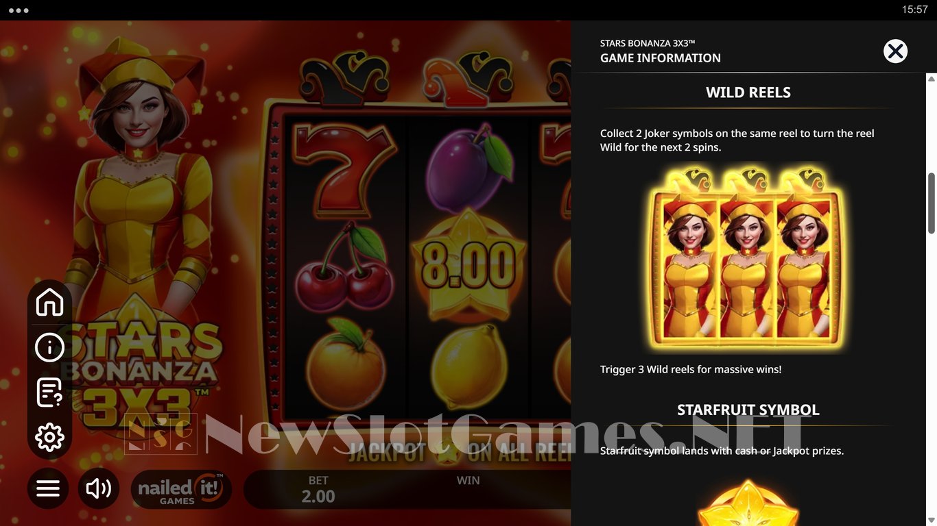 Stars Bonanza 3x3 Slot Slot Image in Demo - pic. 7