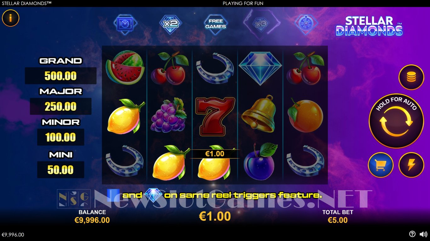 Stellar Diamonds Slot Demo Image